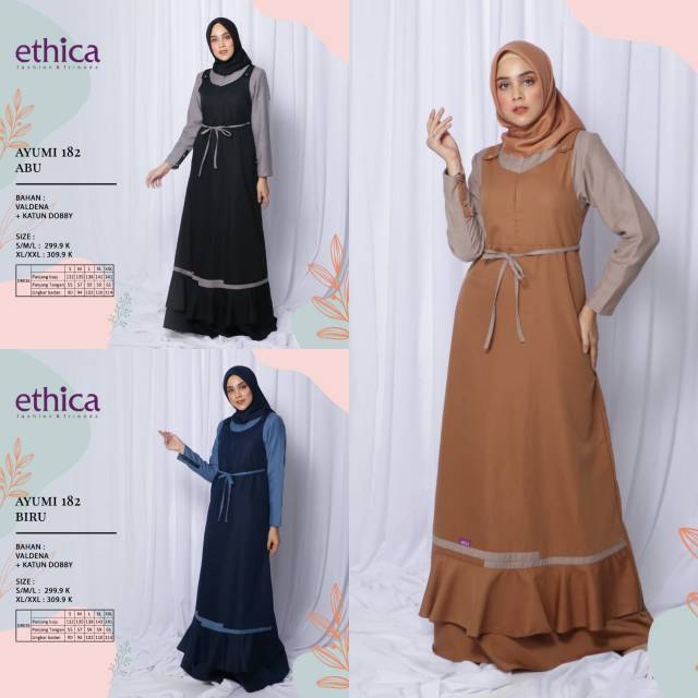 

ETHICA AYUMI 182 ABU, COKLAT, BIRU