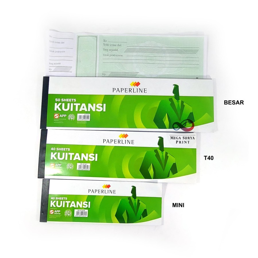 

Paperline Kuitansi Mini 40 lembar