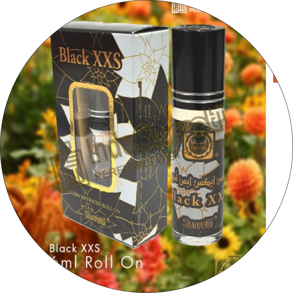 Parfum BLACK XXS 6ml Roll On | Parfum Surrati | Surrati Perfumes | Bibit Minyak Wangi