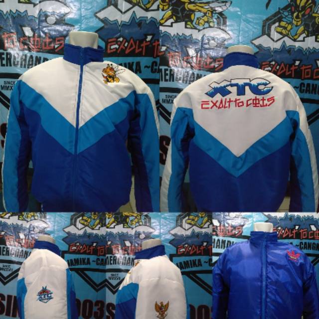 JAKET XTC (PUTIH BIRU BIRU)