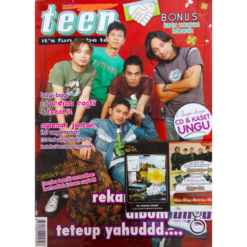 Majalah Ungu Band Teen Oktober 2007