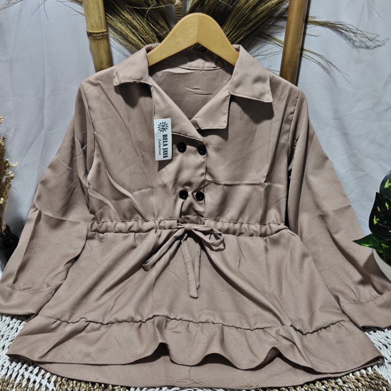 Chikita Blouse Moscrepe///Blouse Bordir Remaja Masa Kini