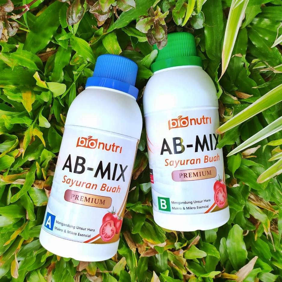 Pupuk-Nutrisi AB Mix Hidroponik Sayur Buah Cair Pekatan 250 ml - BioNutri