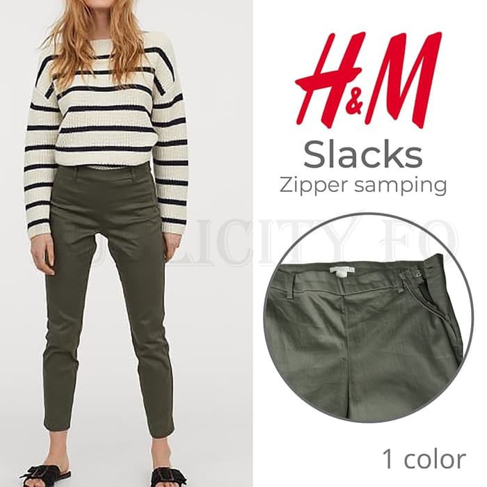 CELANA BAHAN H&M SLACKS WANITA