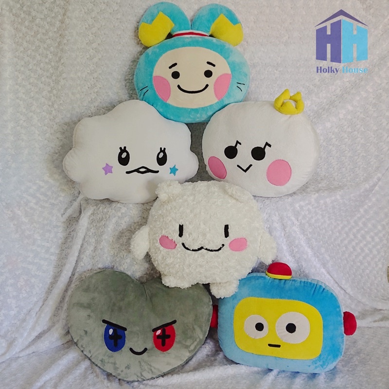 Boneka Bantal TRUZ Treasure (Chili, Woopy, Romy, Ye-Dee, Som, Yochi, Ruru, Bonbon, Hikun)