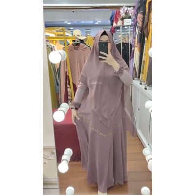 Bahira Syar'i Design By Arsyakayla ORI Hijab Gamis Syar'i Original Kekinian Terlaris Termurah Bestse