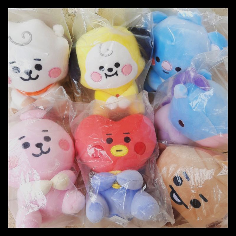 OFFICIAL LINE FRIENDS BABY BT21 SITTING DOLL 20 CM / BT21 DOLL / BTS DOLL