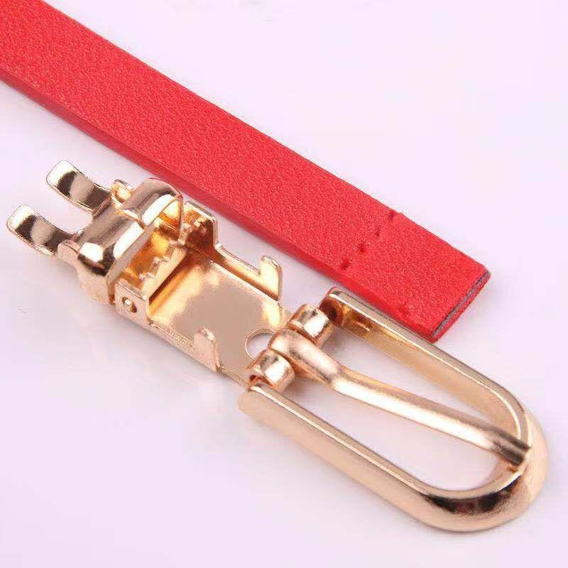 Sabuk / Ikat Pinggang fashion Style Metal Belt dengan Buckle untuk Wanita (VC)