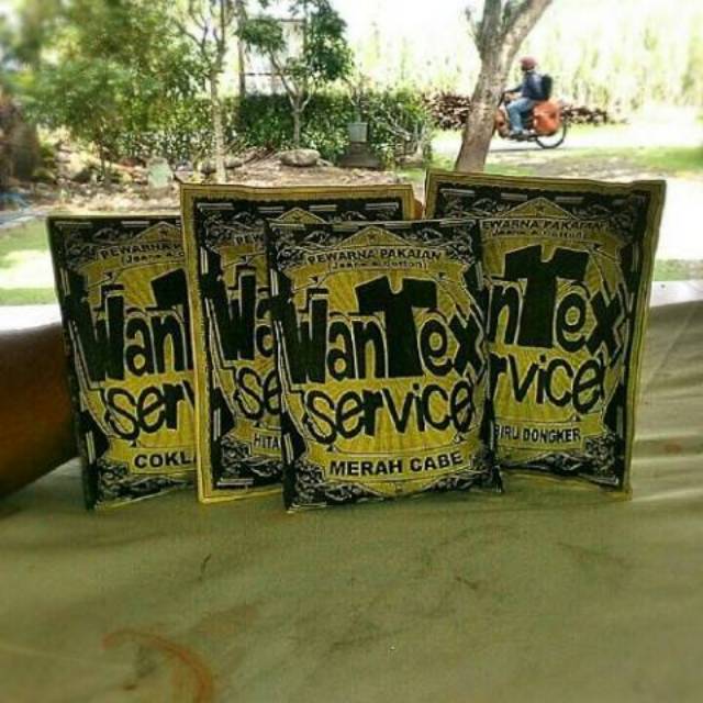 Pewarna Pakaian Berkualitas ( WANTEX/WENTER ) untuk  bahan jeans dan cotton
