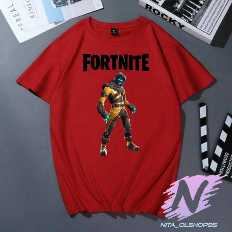 kaos anak fornite mobile shirt kids fornite