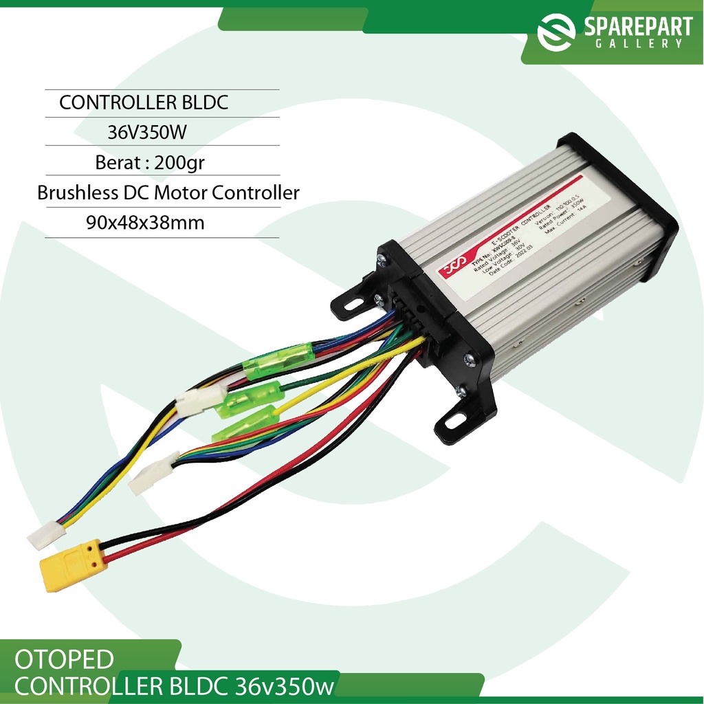 Controller bldc skuter otoped 36v 350w ring8.5