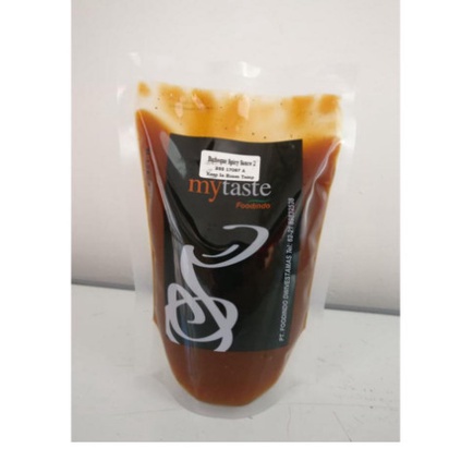 

SAUS-DRESSING- KUALITAS TERBAIK - BBQ SAUCE PEDAS LVL 3 MY TASTE 500 GR BARBEQUE SAUS