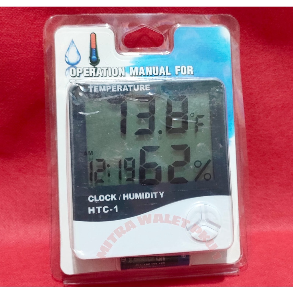 HTC-1 PENGUKUR SUHU RUANGAN FOR TEMPERATURE &amp; HUMADITY METER