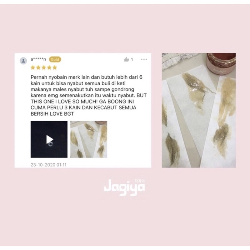 【Official Outlet】 JAGIYA WAX SAKURA CHERRY BLOSSOM WAXING KIT | HAIR REMOVAL PENCABUT PERONTOK PENGHILANG BULU RAMBUT KETIAK KUMIS KAKI BADAN TANPA SAKIT IRITASI ALAMI VIRAL BPOM