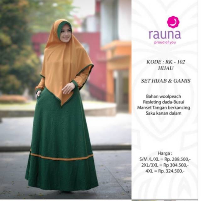 Rauna Gamis rk 102 rk 103 rk 104