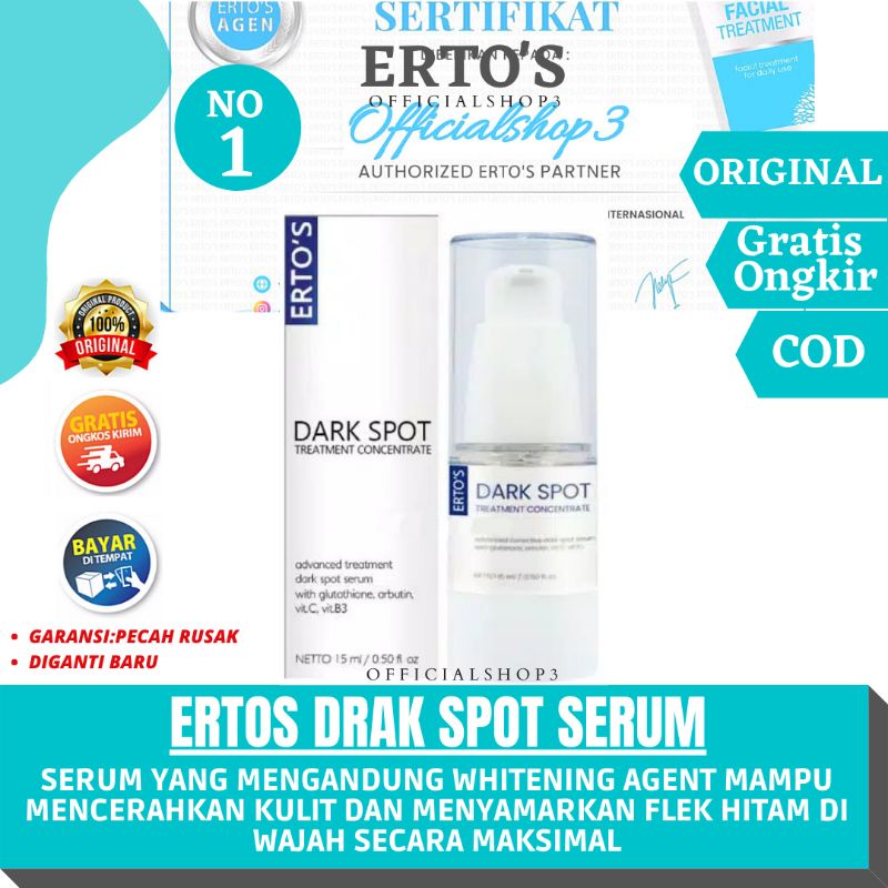 [Ertos] Serum Penghilang Flek Hitam Ertos Dark Spot Serum