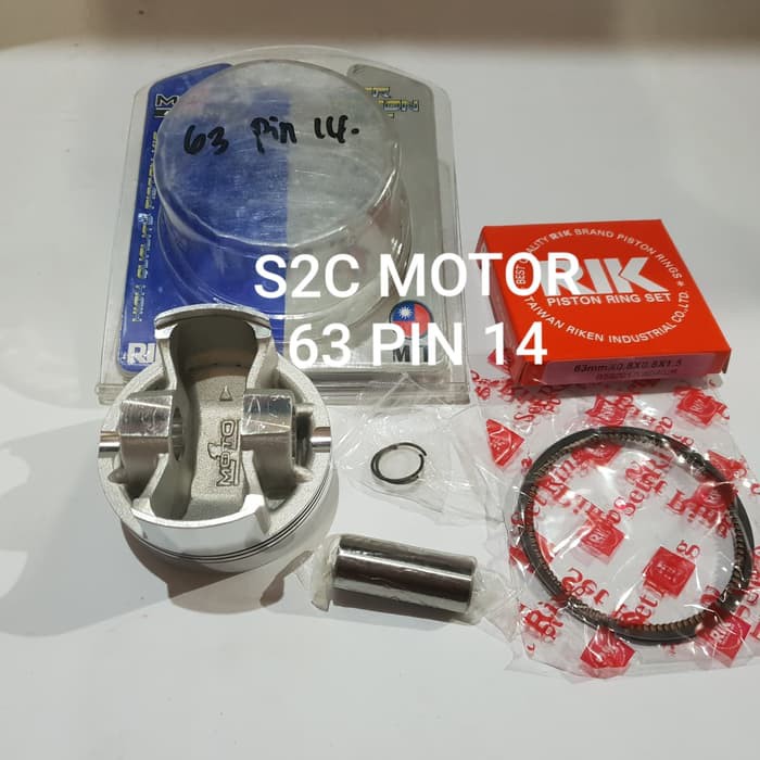 Piston/Seher Kit Moto 1 63 Pin 14 Fa02293