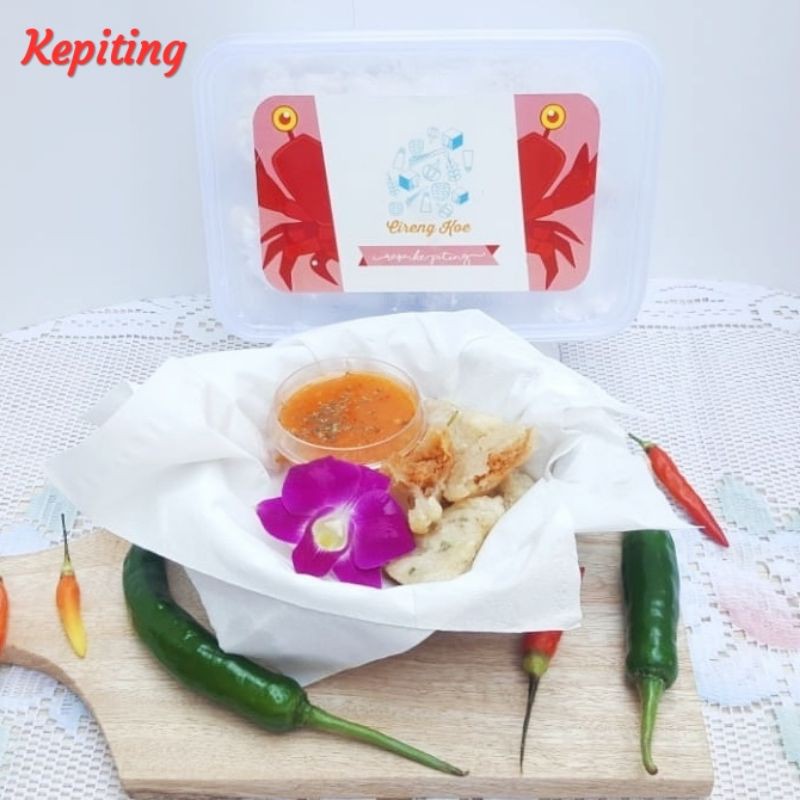 

Frozen cireng handmade cirengkoe crab 250 gr