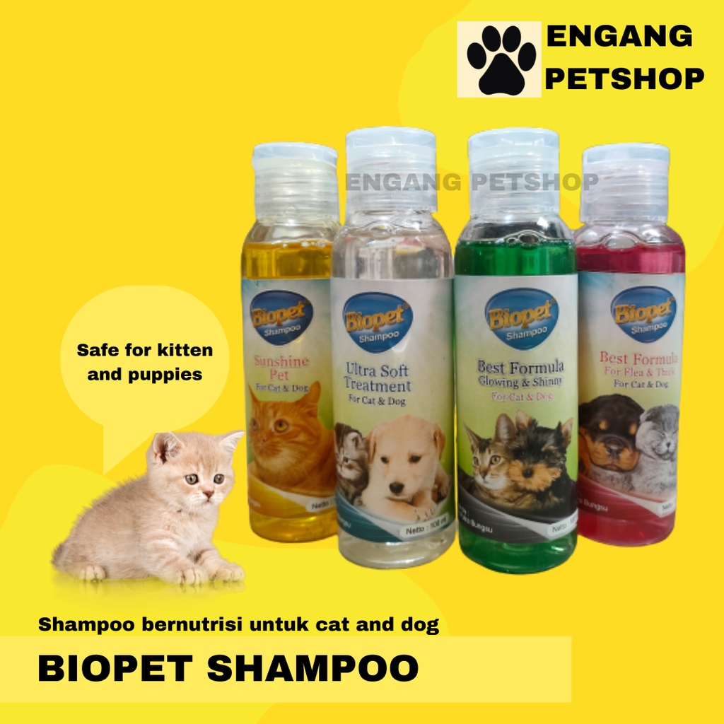 Shampo Kucing dan Anjing Biopet/Shampo Biopet Murah/Shampo Grooming Kucing Anjing Murah