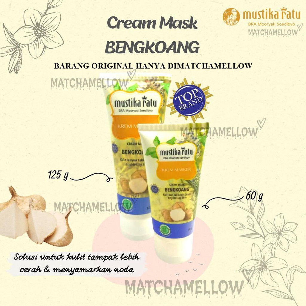 ❄️MATCHA❄️MUSTIKA RATU KREM MASKER WAJAH - CREAM MASK MUSTIKA RATU BPOM ORIGINAL