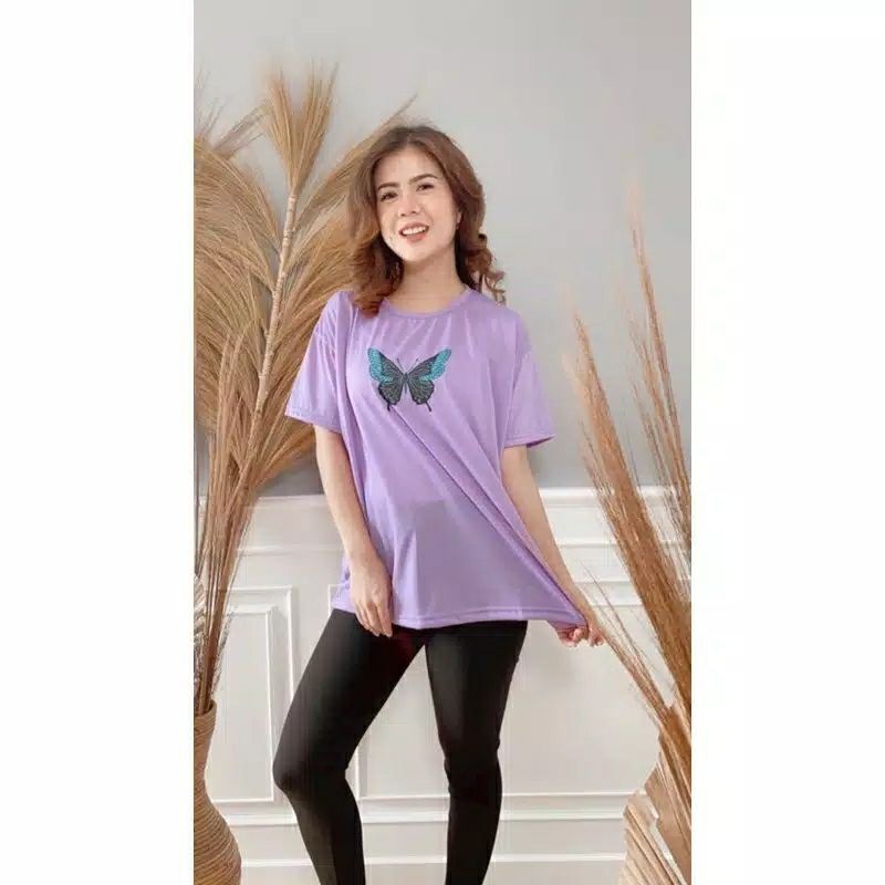 Arifirn Kaos Oversize Butterfly - Kaos Wanita