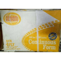 

Continuous Form 14 7/8 x 11 4 Ply SIDU PUTIH-PUTIH Khusus GOJEK &GRAB