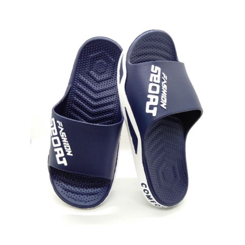 Sandal Slop Pria Sandal Laki Laki Sendal Slip-on Cowok