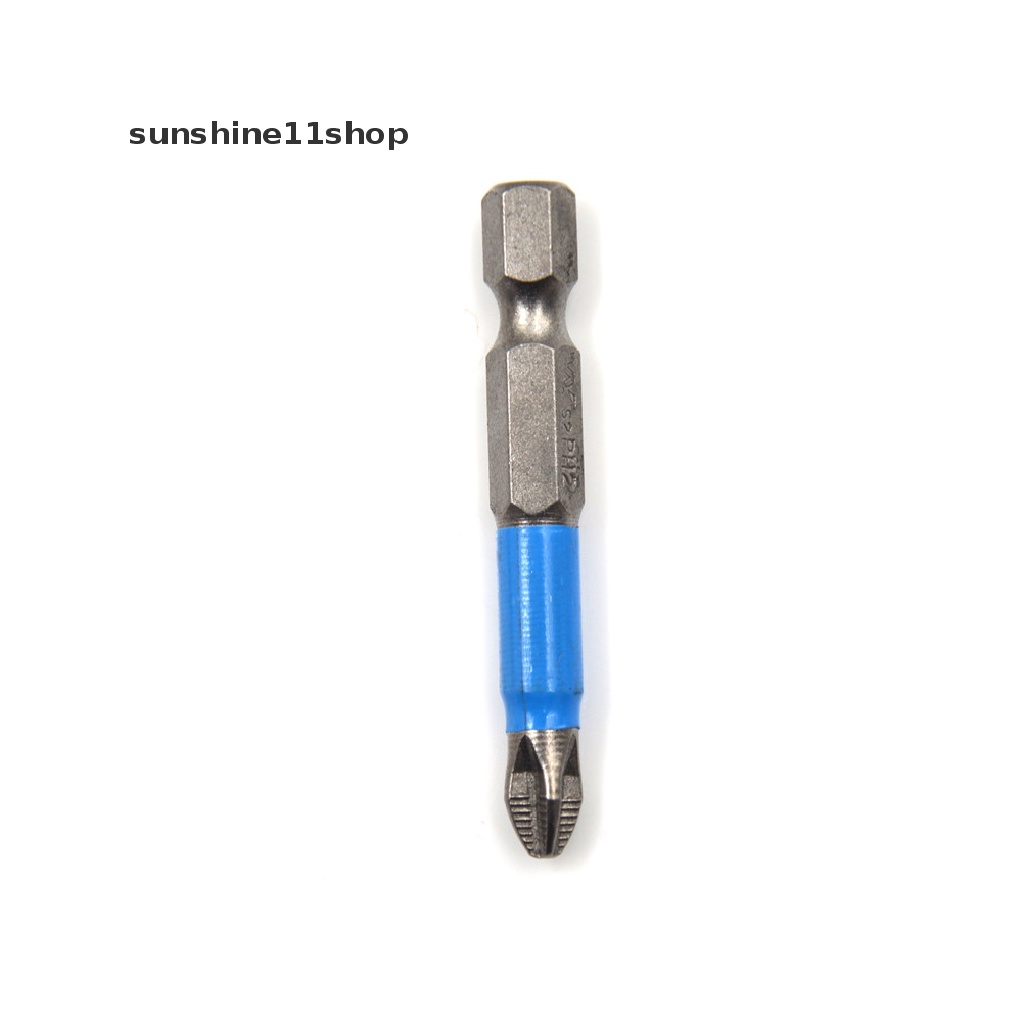 Sho 1pc Mata Obeng Hex Magnetik Panjang 1 / 4 &quot;Anti Slip PH2 Panjang 50mm Power