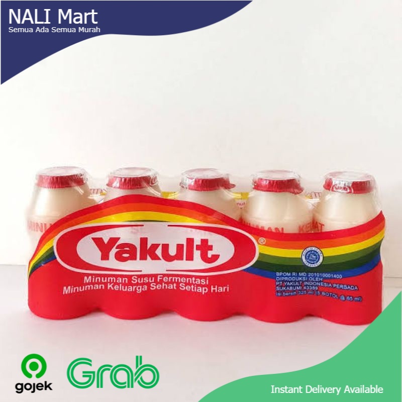 

Yakult Minuman Susu Fermentasi per pack isi 5 botol / Susu Fermentasi Yakult Sayur online