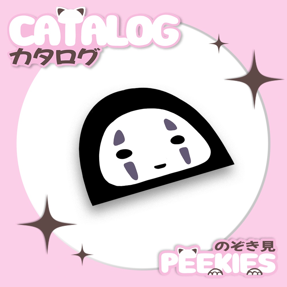 Sticker Peeker - Spirited Away - Kaonashi