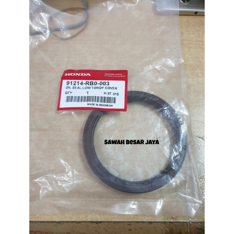 Oil Seal Crankshaft Oli Ker Krek Kruk As Belakang Jazz S RS City GD8 GM2 GD3 GE8 Original Orisinil O