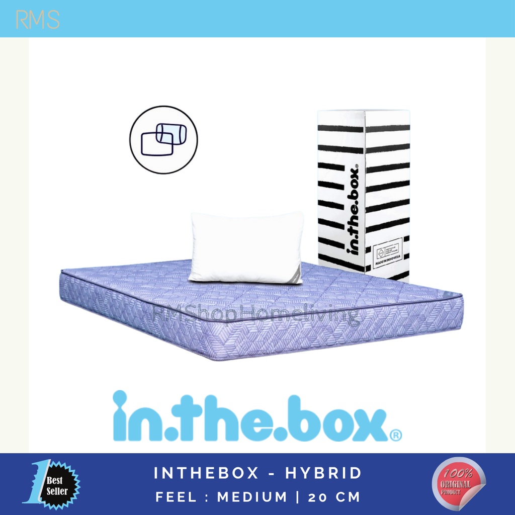 FREE ONGKIR - InTheBox Kasur HYBRID Uk. 140x200 / In The Box / Kasur Busa / Hybrid / Matras / Foam M