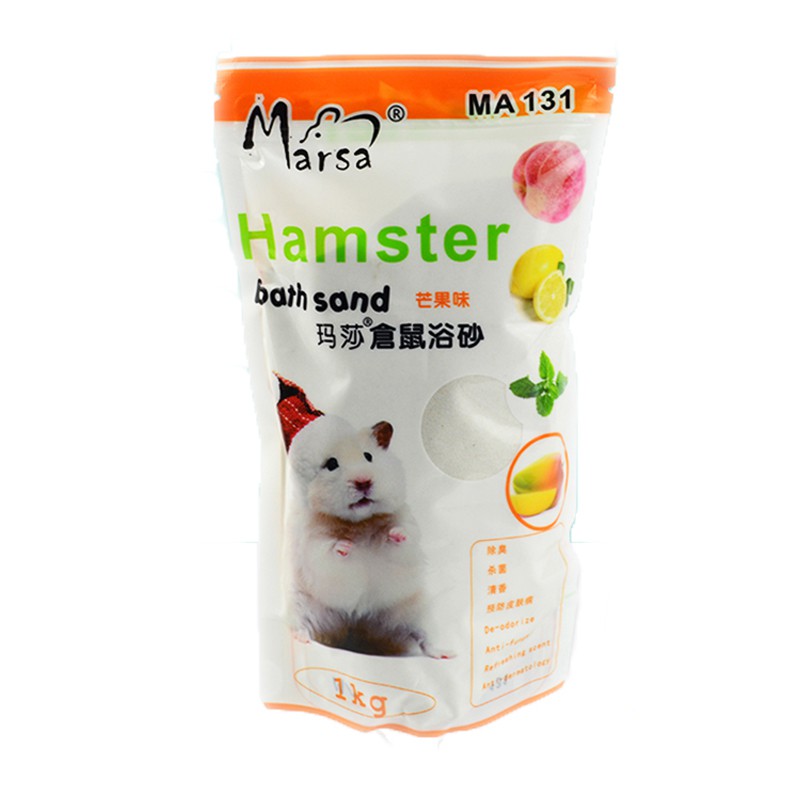 Pasir Mandi Hamster Marsa 1kg Hamster Bathing Sand FEFARM