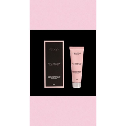 MASKER WATERMELON GLOW MASK LACOCO/SLEEPING MASK LACOCO ORI 10ML