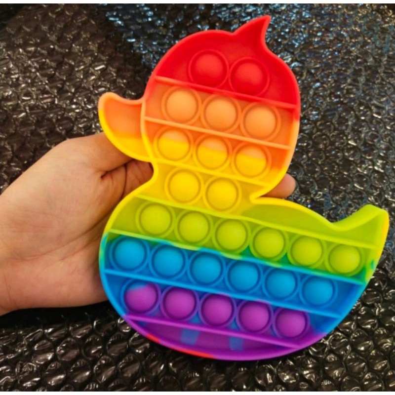 Pop it Rainbow viral /mainan ank-BEBEK