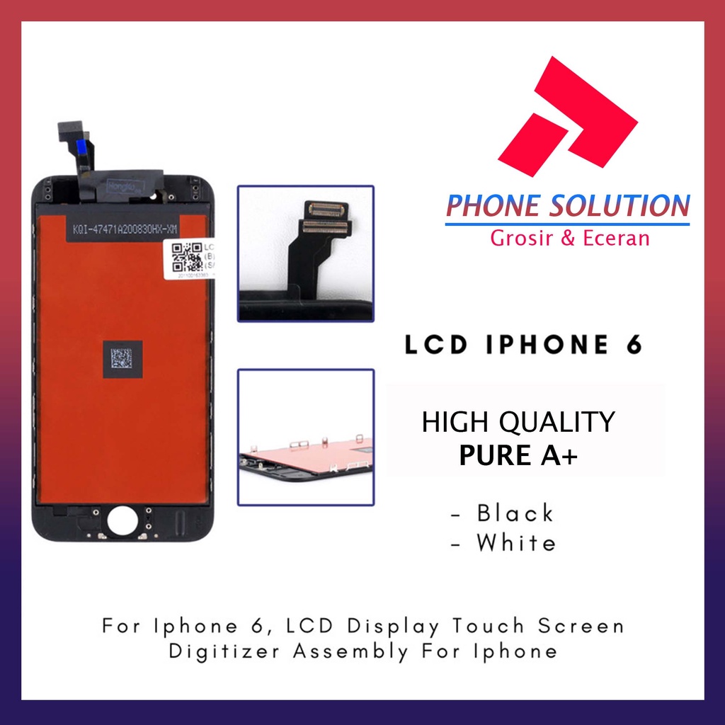 LCD Iphone 6 Fullset Touchscreen Original 100% // Supplier LCD Iph - Garansi 1 Bulan