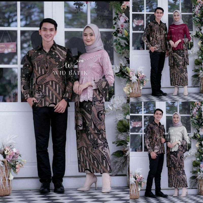 Maura Couple - Sania Ruffle Batik Couple Ori Ndoro Jowi Garansi Termurah Shopee -  BATIK MODERN SOLO