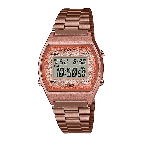 Casio Original B640WCG-5D / B640WCG 5D Jam Tangan Unisex Stainless Rose Gold