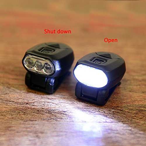 (BISA COD) RVOSTR LED Senter Clip Topi 90 Degree Rotatable 3 LED COB - 3325