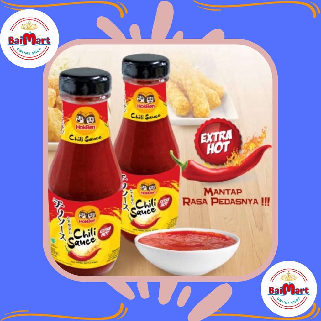 

HOKBEN CHILI SAUS SAOS HOKBEN EXTRA HOT 200ML EXTRA PEDAS SAUS SAMBAL