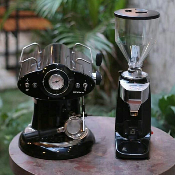 bisa COD paketan mesin kopi wingkin retro 210 & grinder n500 otomatis termurah