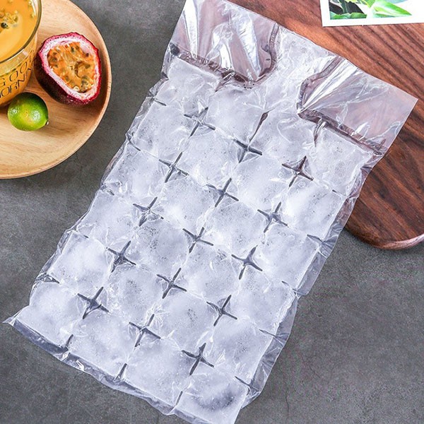 Kantong Plastik Cetakan Es Batu Isi 10 Pcs / Disposable Ice Making Bag Food Grade / TS-46