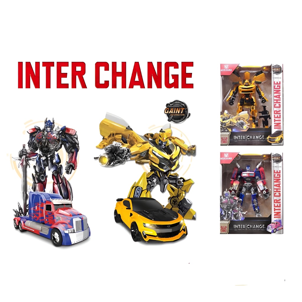 Mainan Robot Transformer Besar Anak | Mainan Robot Robotan Anak Laki Laki | Bumblebee | Optimus Prime Transformers