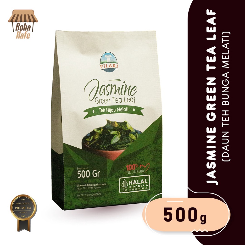 

JASMINE GREEN TEA LEAF PILARI @500 GR