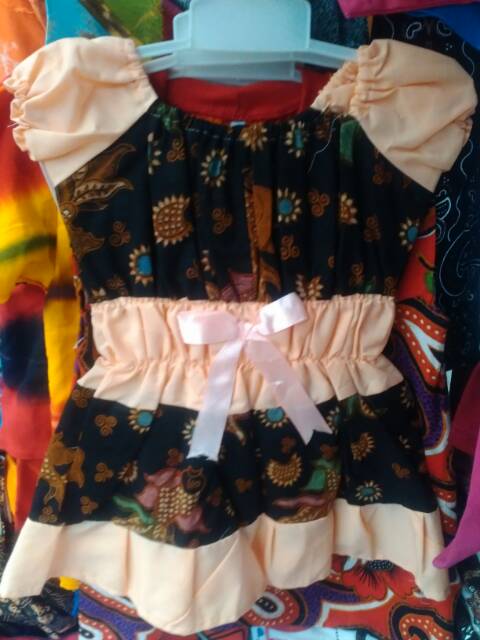 TERMURAH! Dress Batik Cantik Untuk Bayi dan Anak 3 bulan - 2 tahun - Setelan Anak Perempuan Jogja