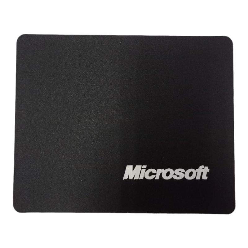 Mousepad Microsoft mousepad polos mousepad logo bahan kain vinyl kuat dan tidak licin
