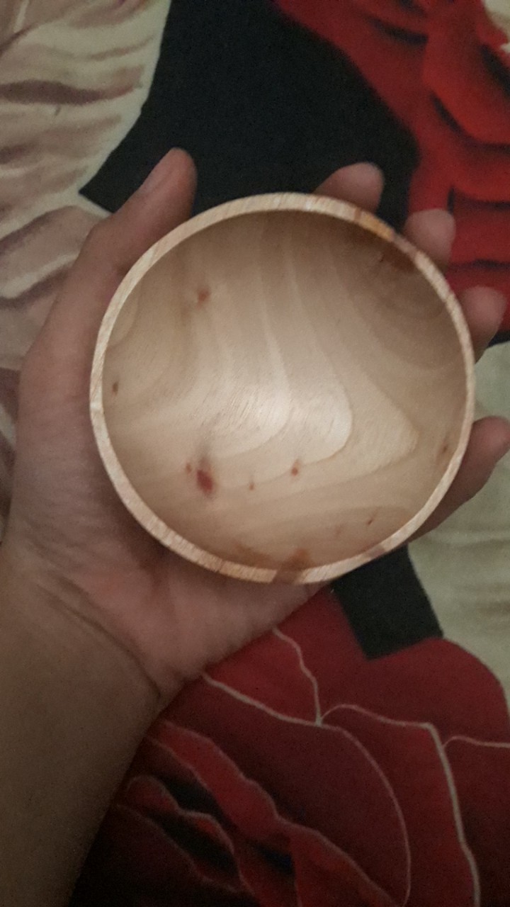 Mangkok Kayu Mahoni D 6cm-8cm
