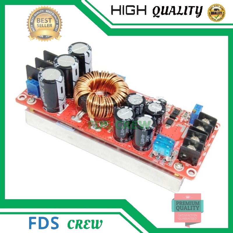 Elektronik Modul Step Up DC 5V To 12V 1200 WATT 20 Ampere Boost DC AdJ