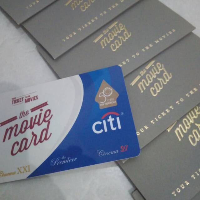 Movie card, Voucher Rp. 150.000, untuk cinema XXI, the Premiere, cinema 21