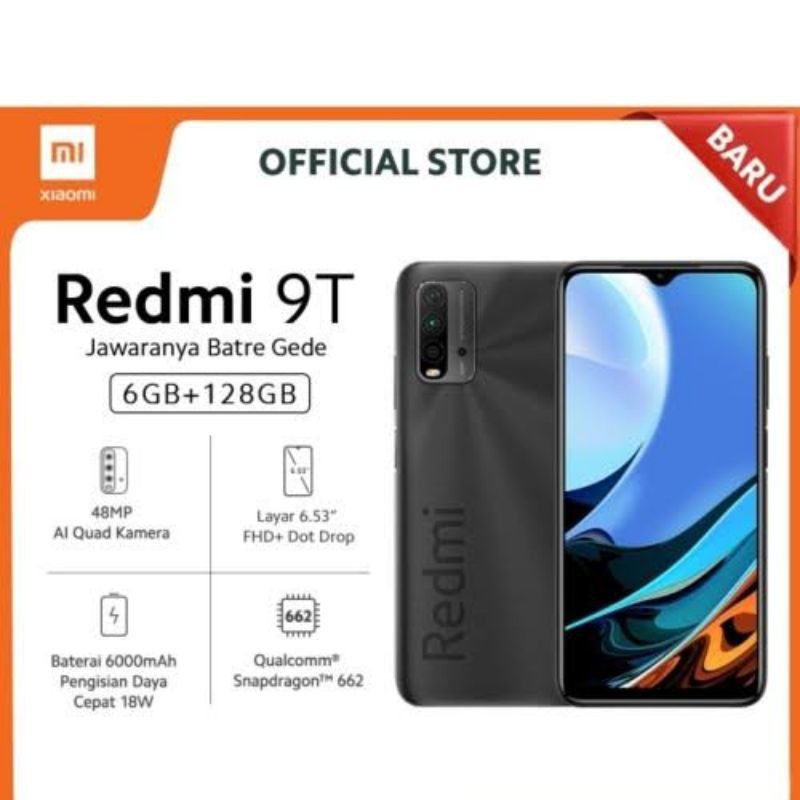 Hp Xiaomi Redmi 9T 6/128 G. Resmi